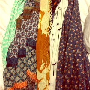 Seven American Eagle Scarves